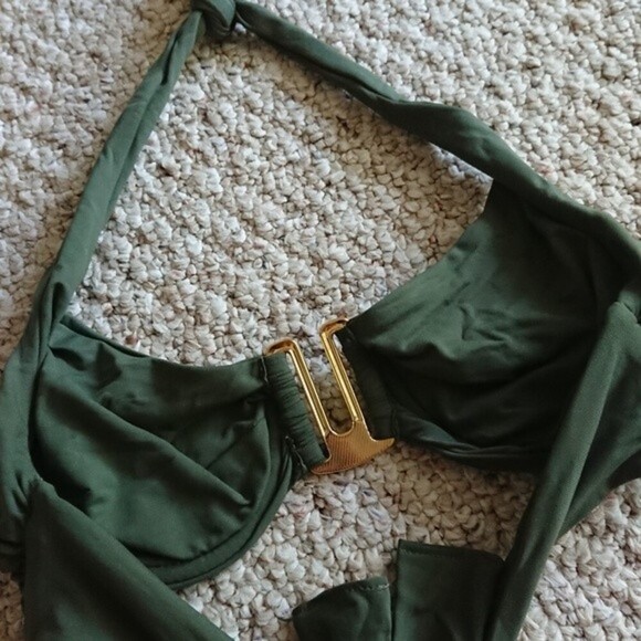 Melissa Odabash TWO-PIECE SWIMSUIT in army green - Picture 4 of 12